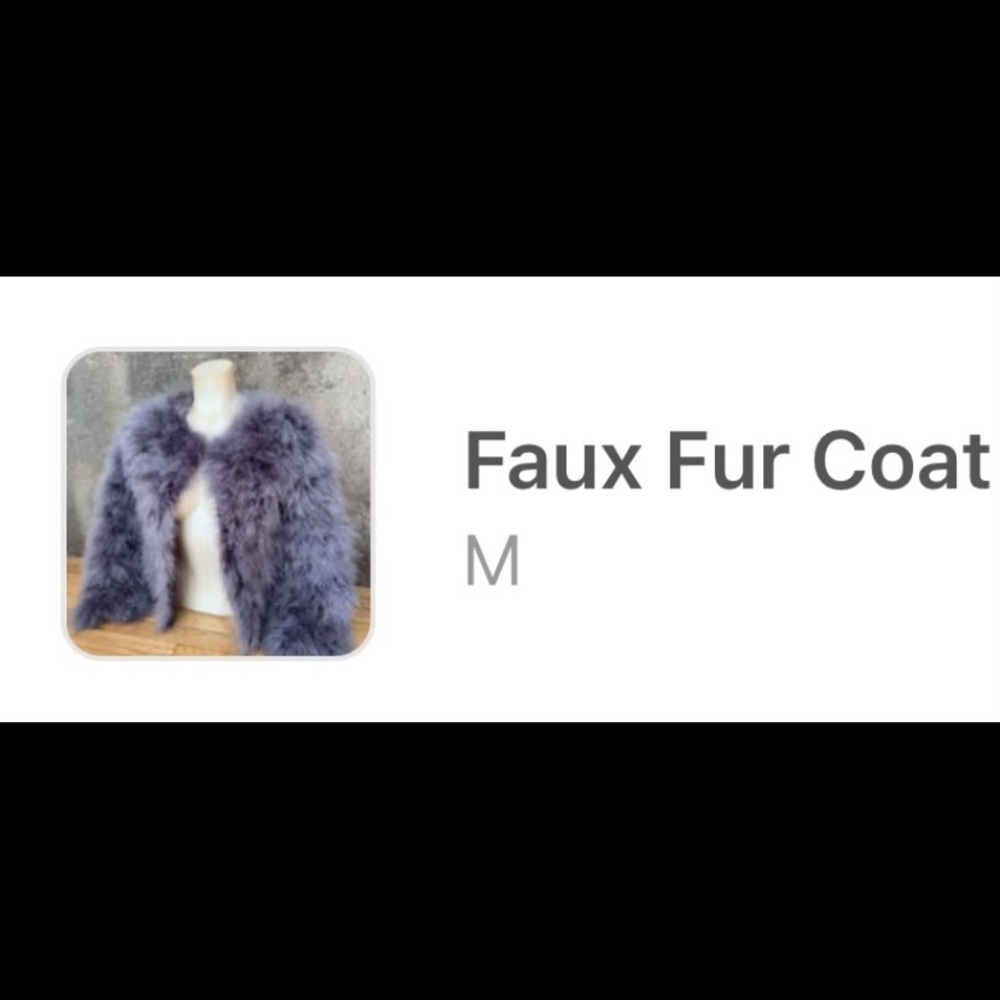 Purple Faux Fur Coat